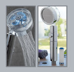 Ducha hélice descalcificadora