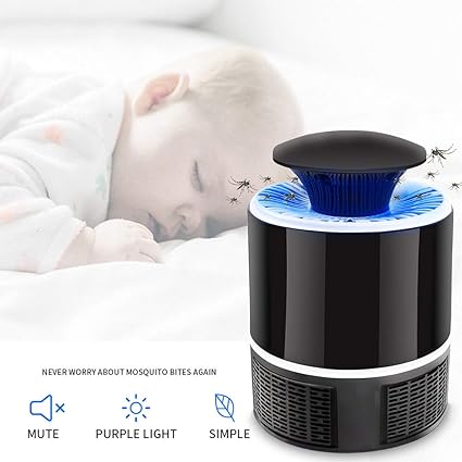 Lámpara antimosquitos por succión