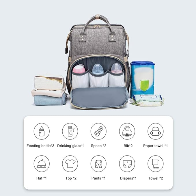 Mochila Cambiador Bebés Multifunción