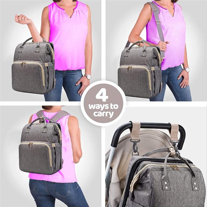 Mochila Cambiador Bebés Multifunción