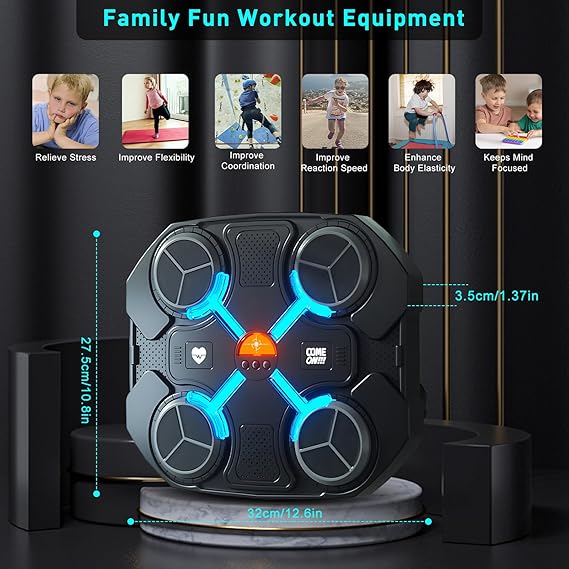 Maquina boxeo con música (4pads)