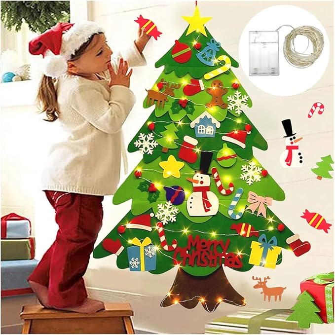 Árbol Navidad fieltro (32pcs)