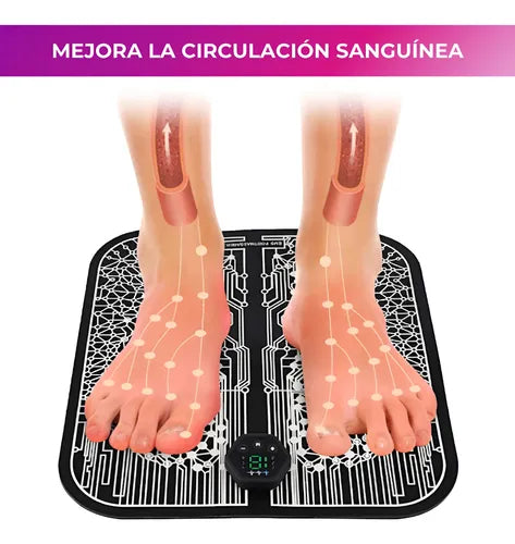 Masajeador muscular portátil + Masajeador de pies electroestimulador