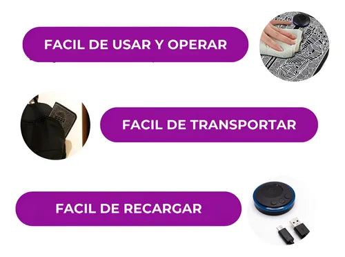 Masajeador muscular portátil + Masajeador de pies electroestimulador