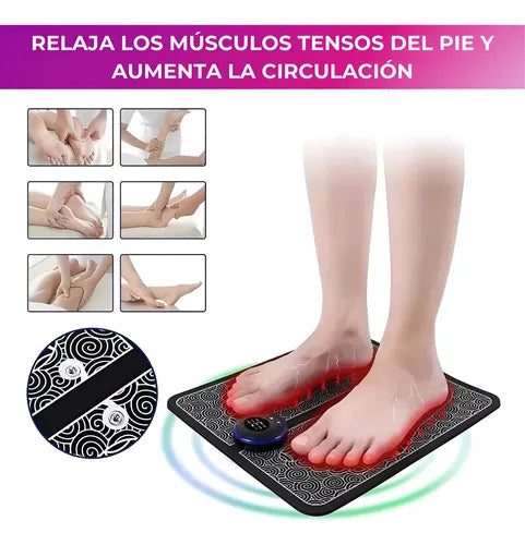 Masajeador muscular portátil + Masajeador de pies electroestimulador